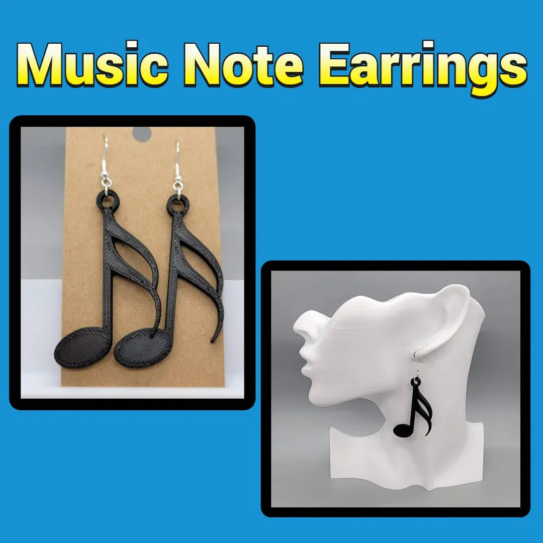 Music Note Earrings