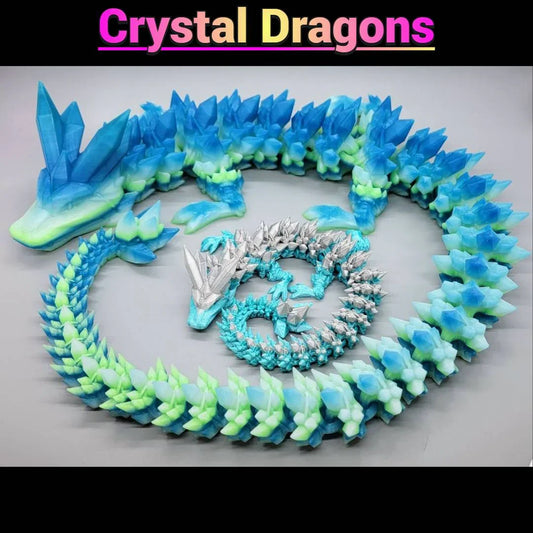 Articulated Crystal Dragons