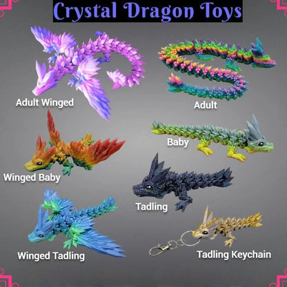Articulated Crystal Dragons