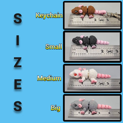 Mini Rat Toy & Keychain