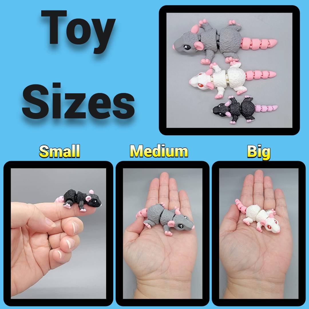 Mini Rat Toy & Keychain
