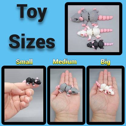 Mini Rat Toy & Keychain