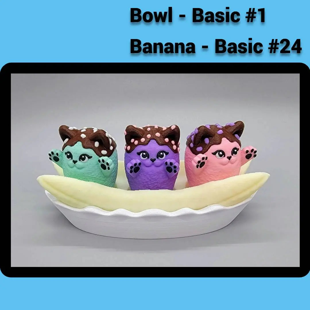 Banana Split Kitty Clickers