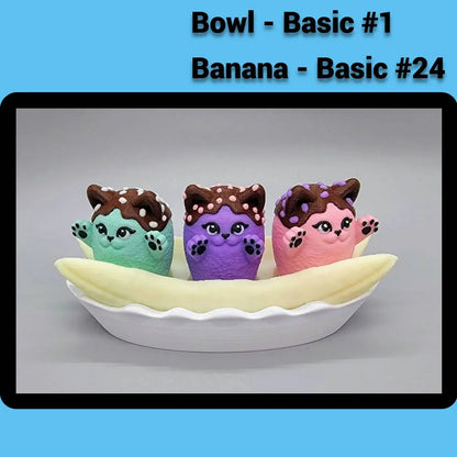 Banana Split Kitty Clickers