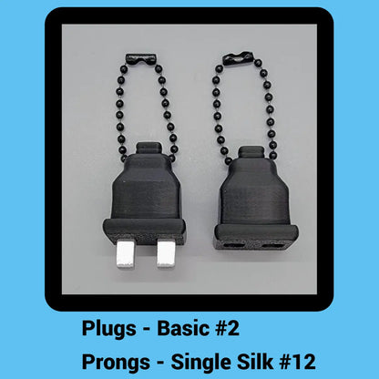 Plug and Socket Keychain Set