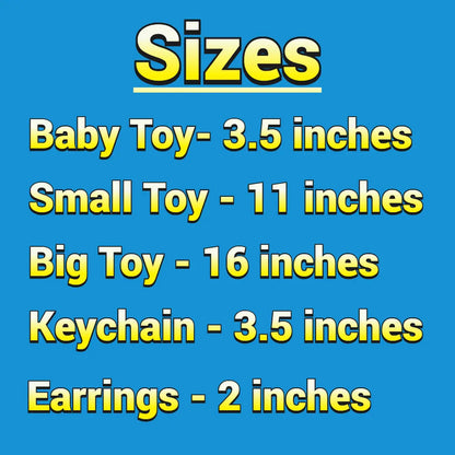 Flexi Eel Toy, Keychain or Earrings