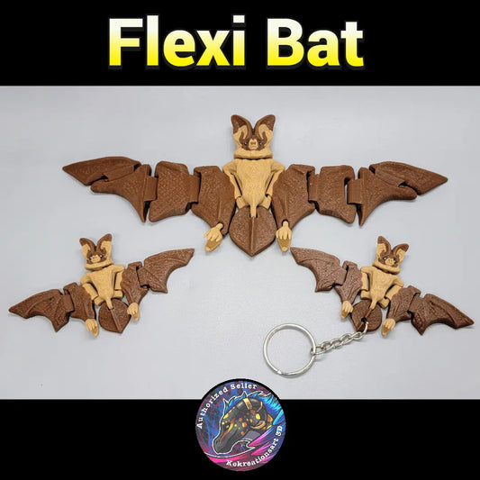 Flexi Bat Toy or Keychain