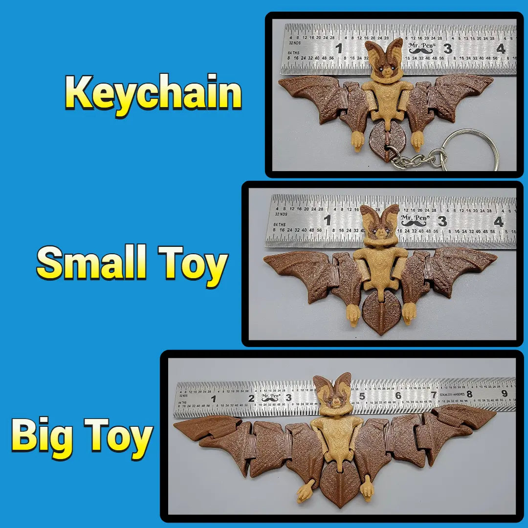 Flexi Bat Toy or Keychain