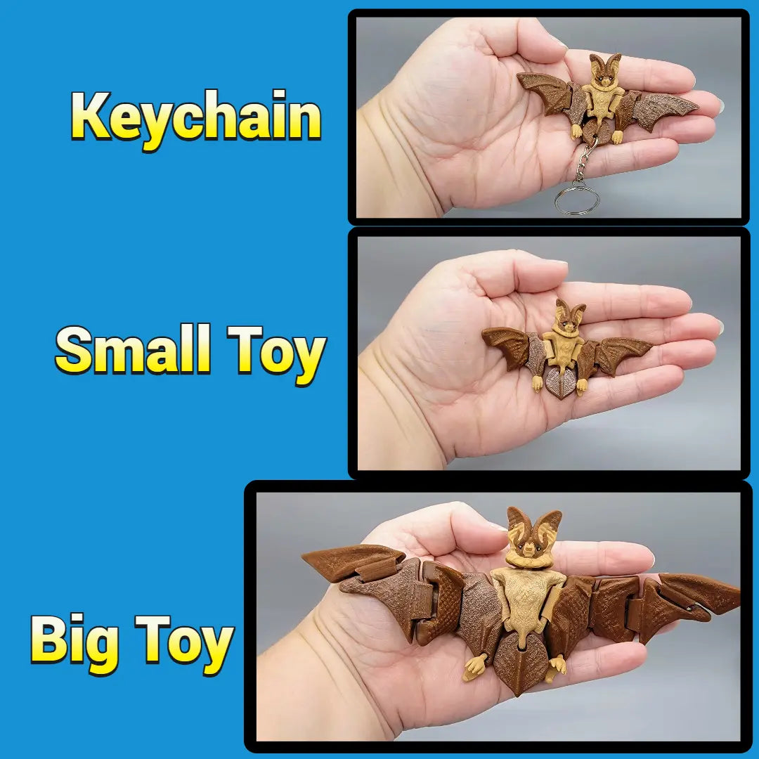 Flexi Bat Toy or Keychain