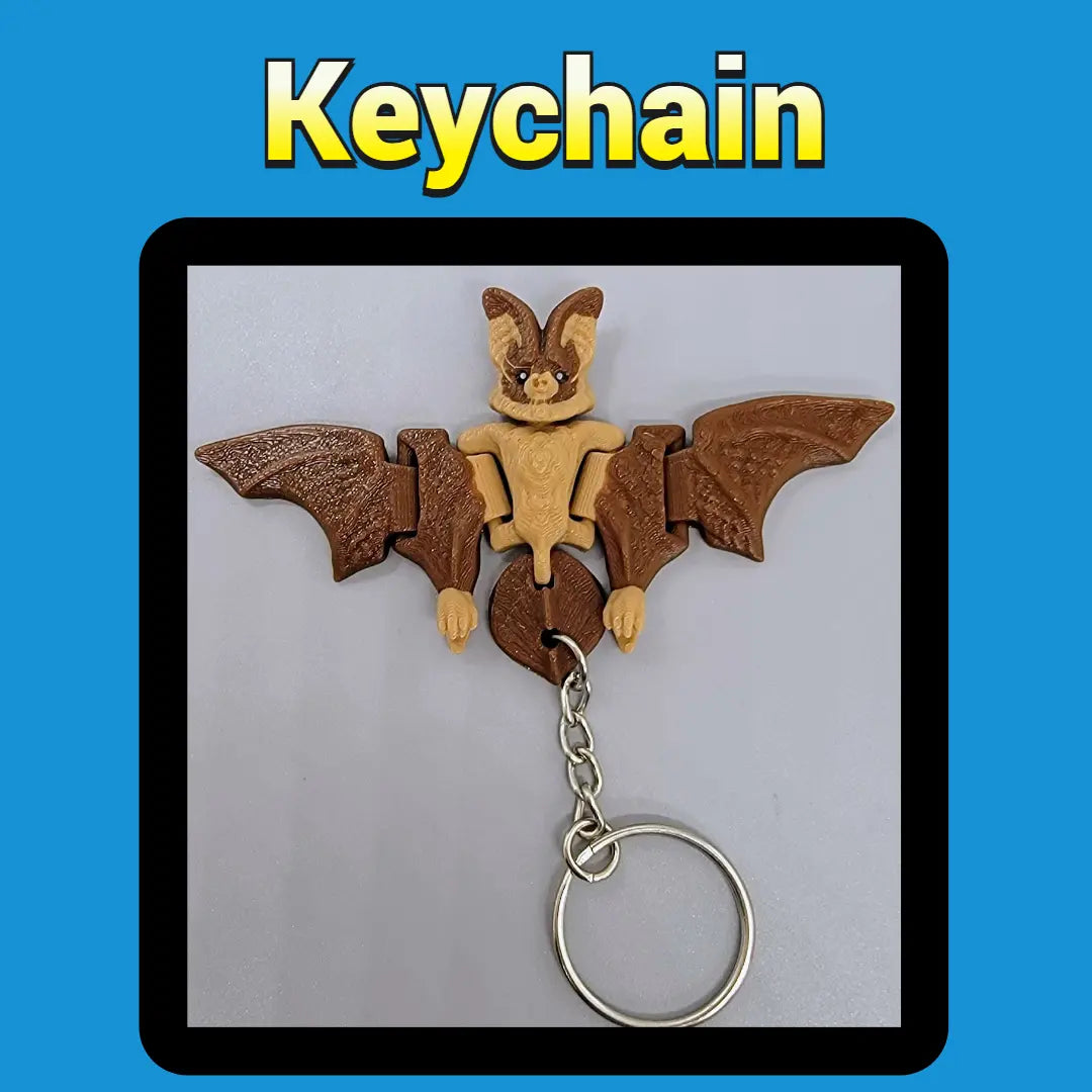 Flexi Bat Toy or Keychain