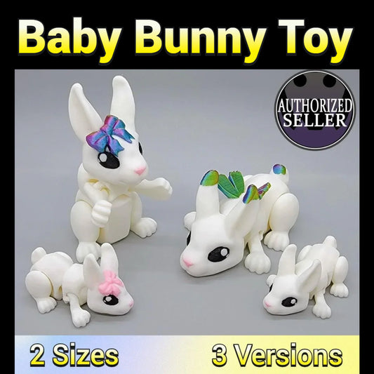Articulated Baby Bunny Toy