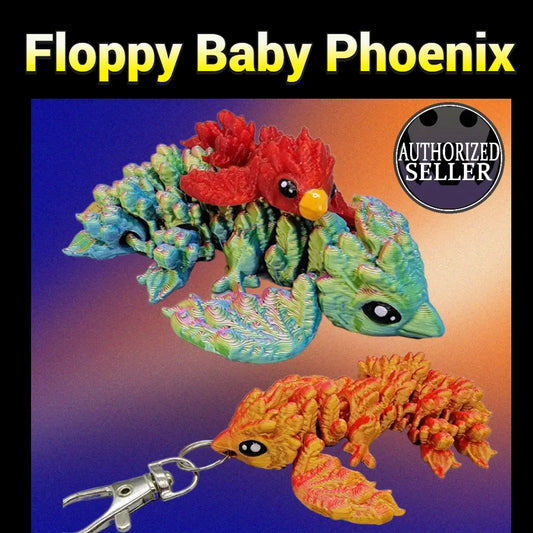 Floppy Baby Phoenix Toy or Keychain