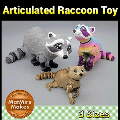 Articulated Raccoon Toy