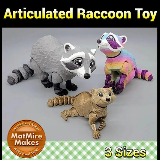 Articulated Raccoon Toy