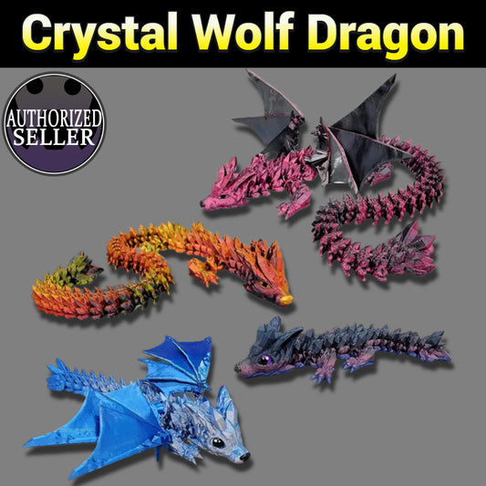 Crystal Wolf Dragon