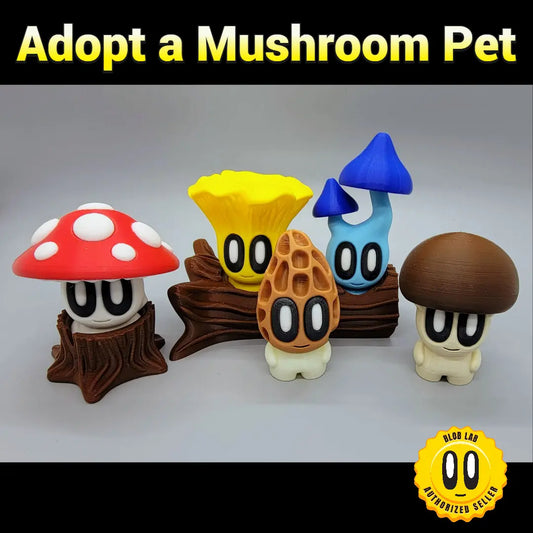 Adopt a Mushroom Pet with Stump