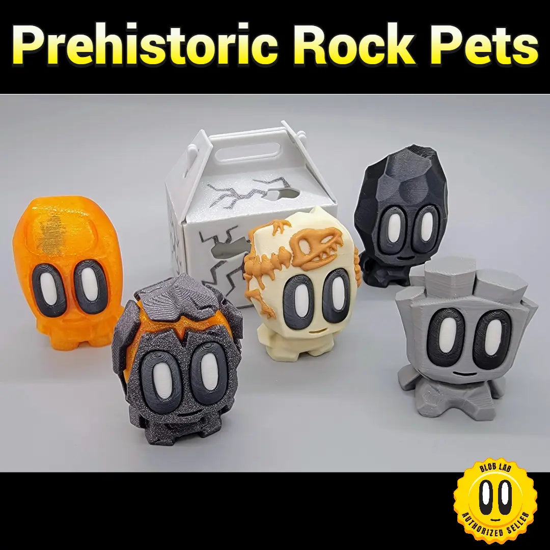 Prehistoric Rock Pets with Crate