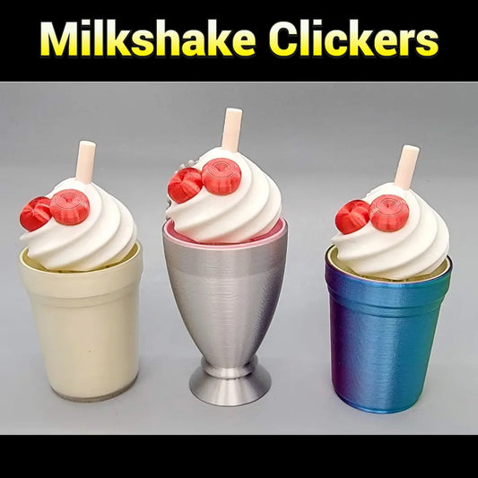 Milkshake Keychain Clickers