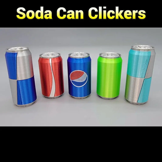 Soda Can Keychain Clickers