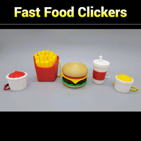 Clicky Fast Food Fidgets