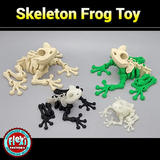 Skeleton Frog Toy or Magnet