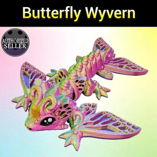 Juguete o llavero de mariposa Wyvern