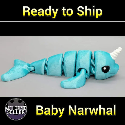 Juguete de narval bebé listo para enviar