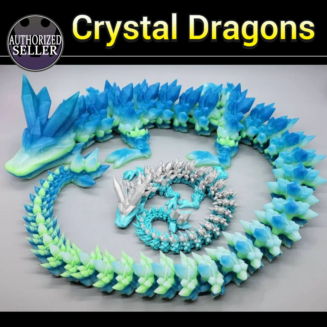 Articulated Crystal Dragons