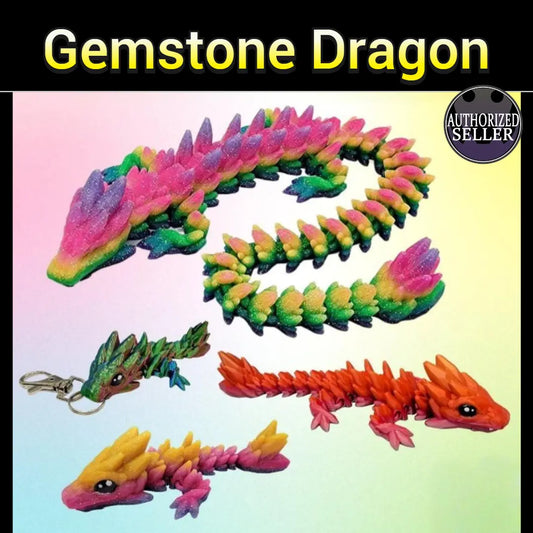 Articulated Gemstone Dragons
