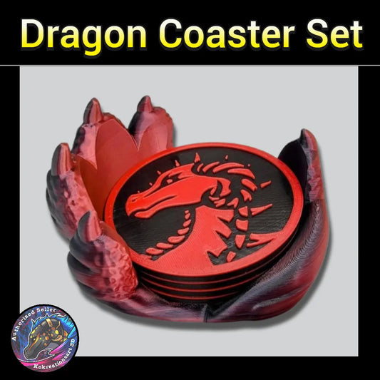 Dragon Claw Coaster Set
