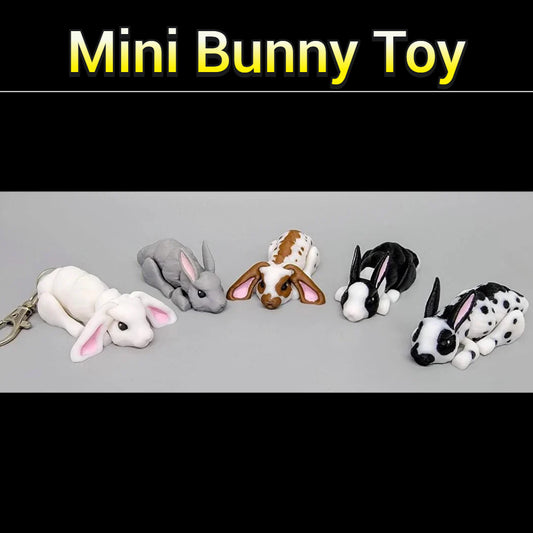 Mini Bunny Rabbit Toy or Keychain