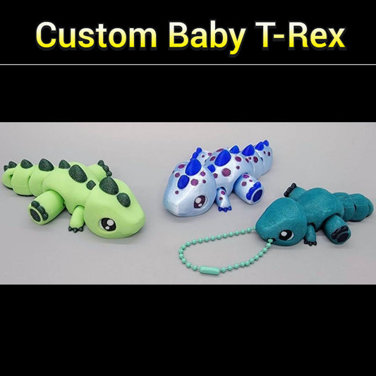 Custom Baby T-Rex Toy or Keychain