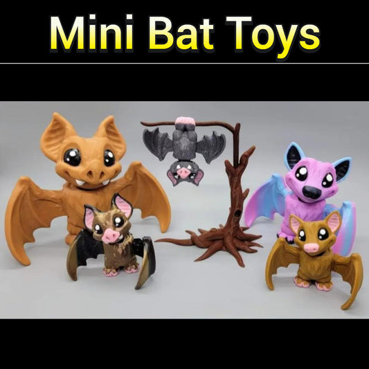 Mini juguete o llavero de zarigüeya gritona | Articulado | Impresión 3D | Personalizado | Sensorial | Antiestrés