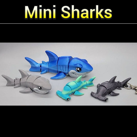 Mini tiburón de juguete o llavero