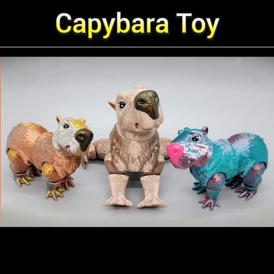 Articulated Capybara Toy