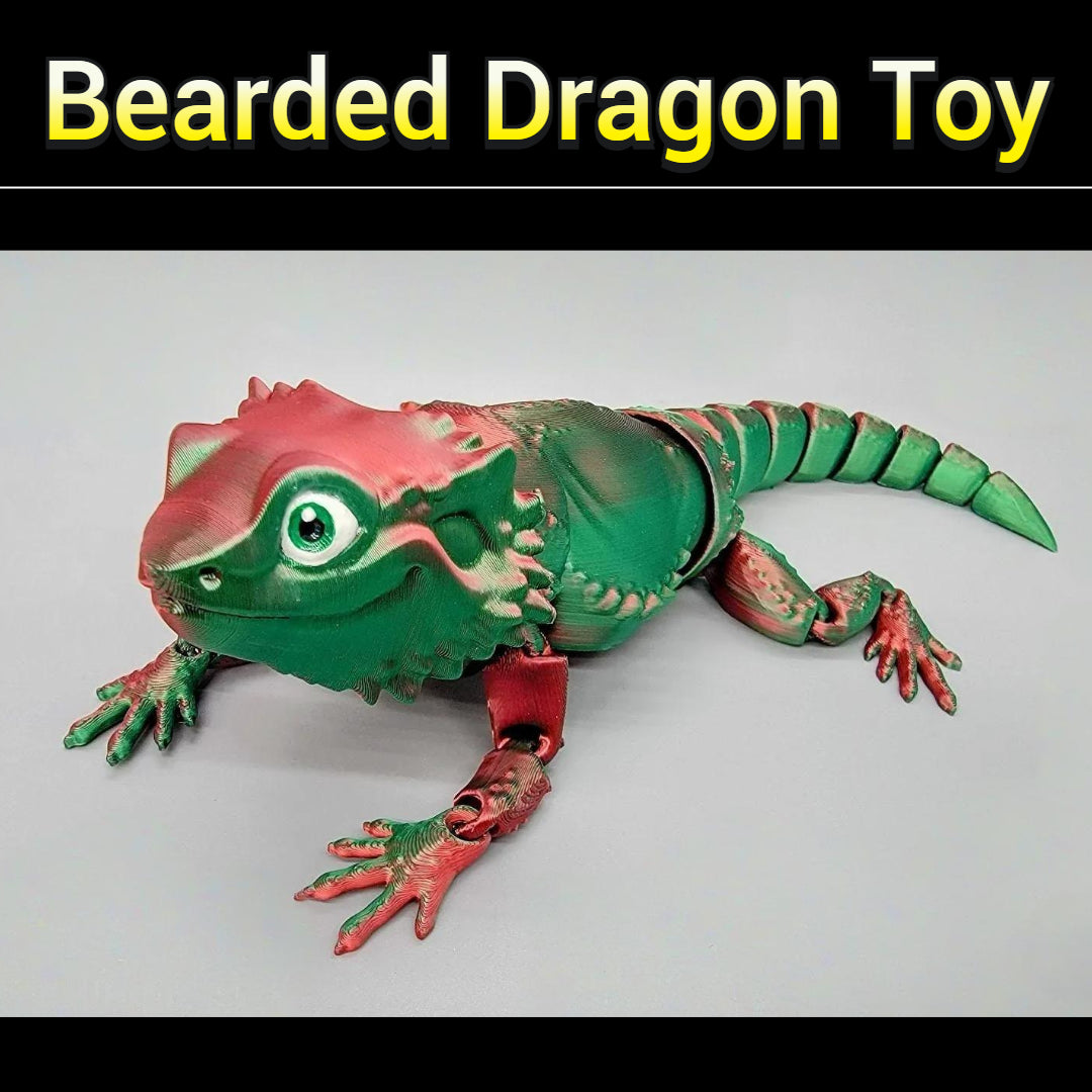 Articulated Bearded Dragon Toy