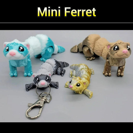 Mini Ferret Toy or Keychain