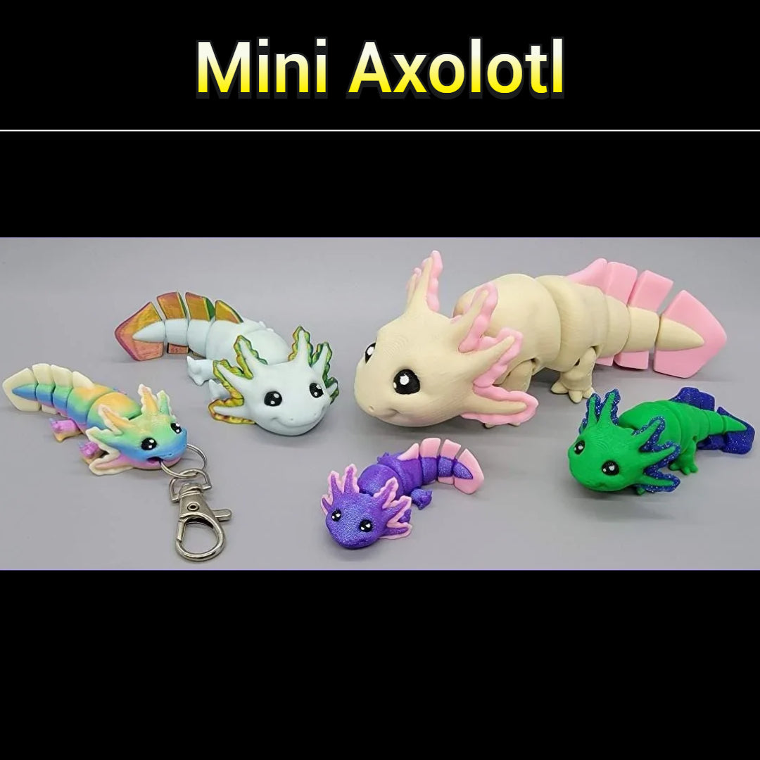 Mini Axolotl Toy or Keychain