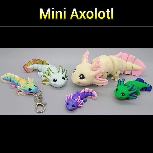 Mini Axolotl Toy or Keychain