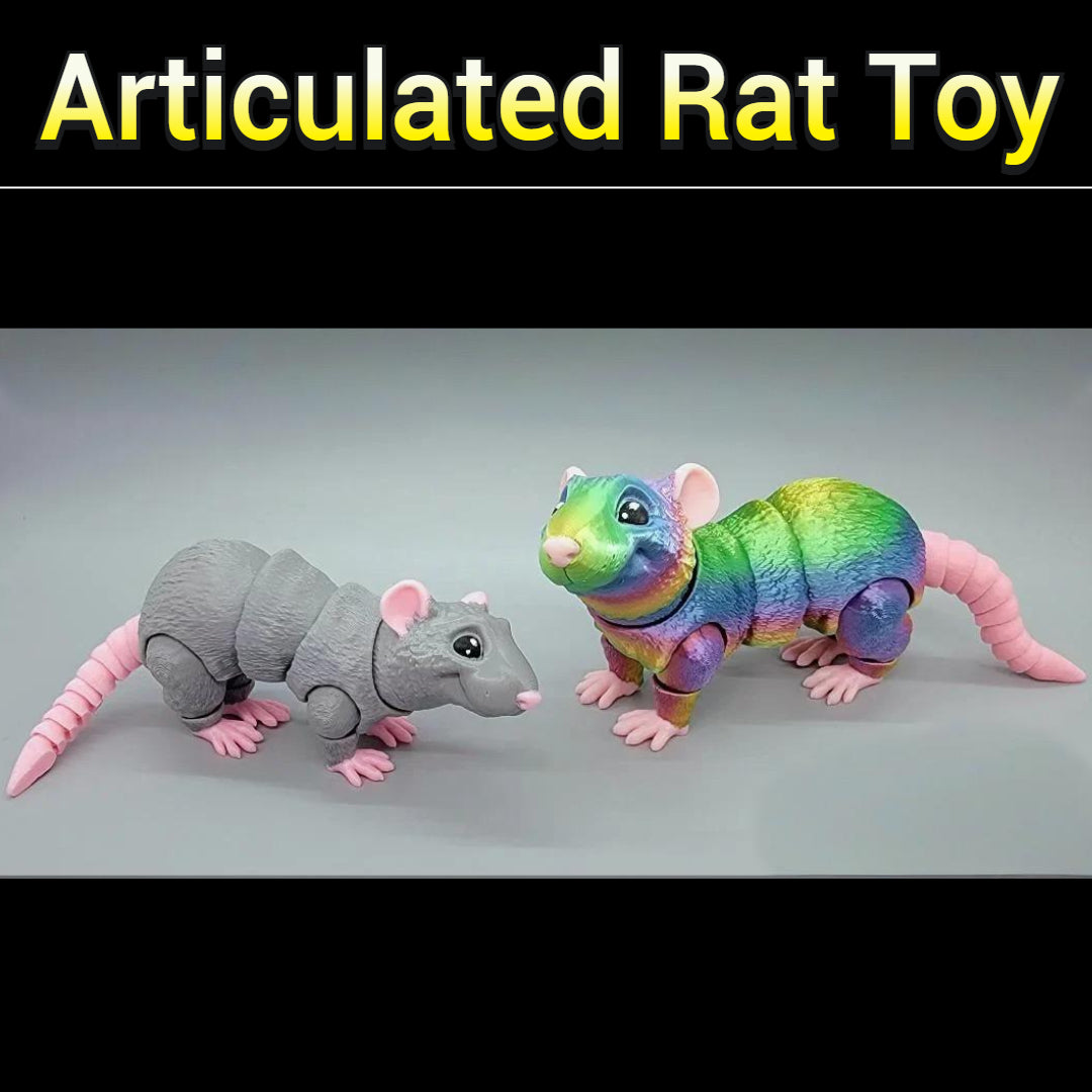 Articulated Rat Toy