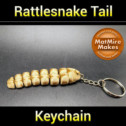 Rattlesnake Tail Keychain