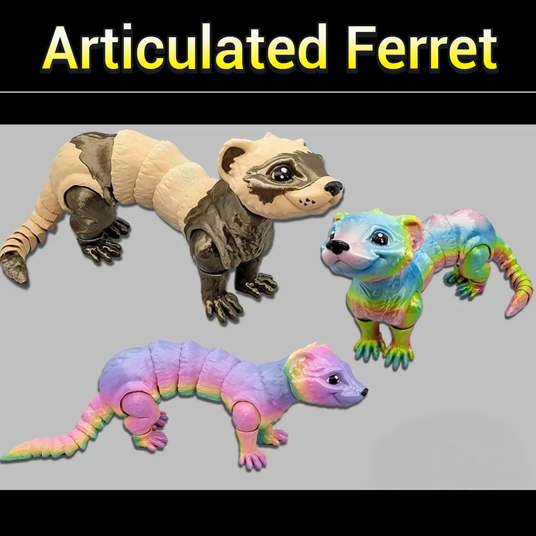 Articulated Ferret Toy