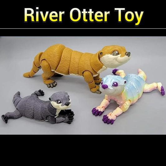 Articulated River Otter Toy