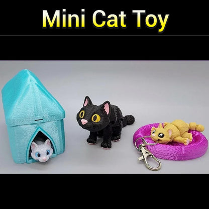 Mini Cat – Articulated Toy or Keychain