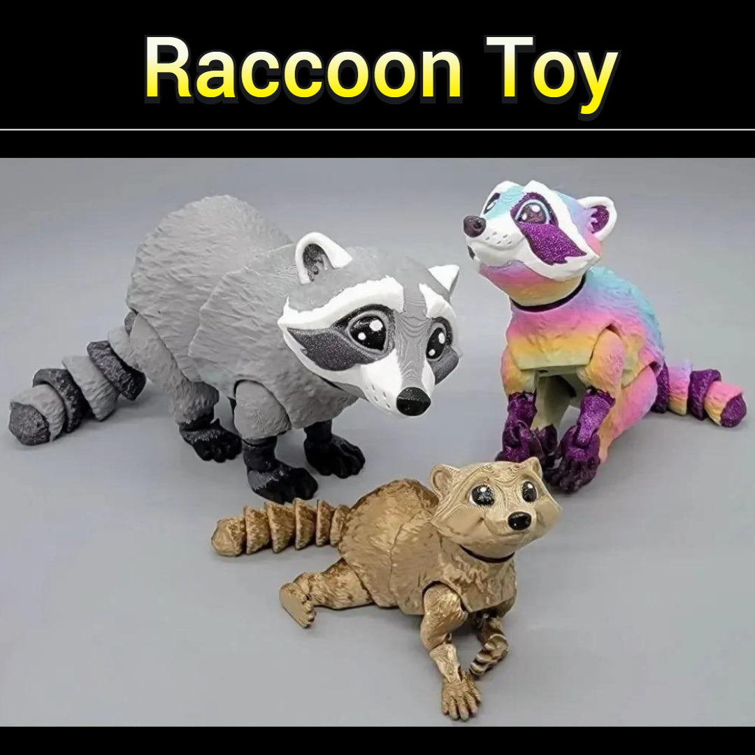 Articulated Raccoon Toy