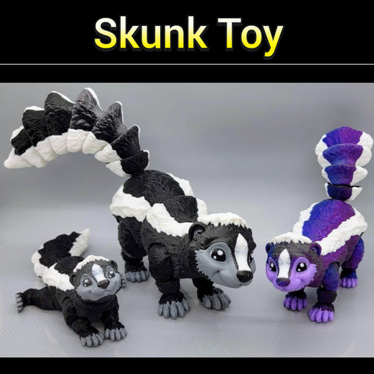 Articulated Skunk Toy