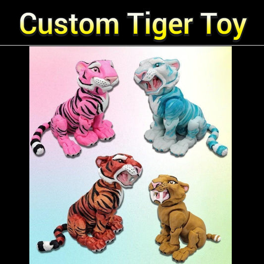 Custom Colors Tiger Toy
