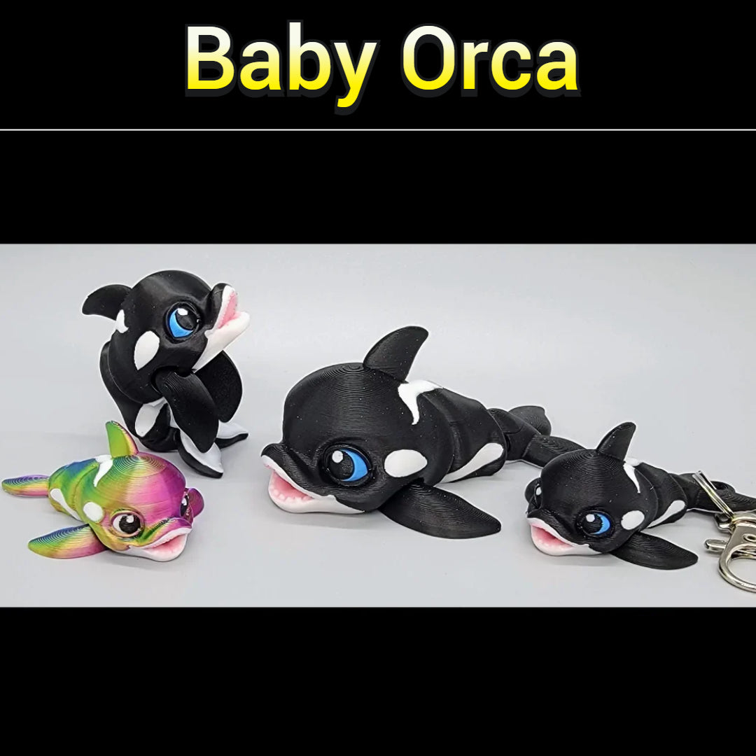 Baby Orca Toy or Keychain