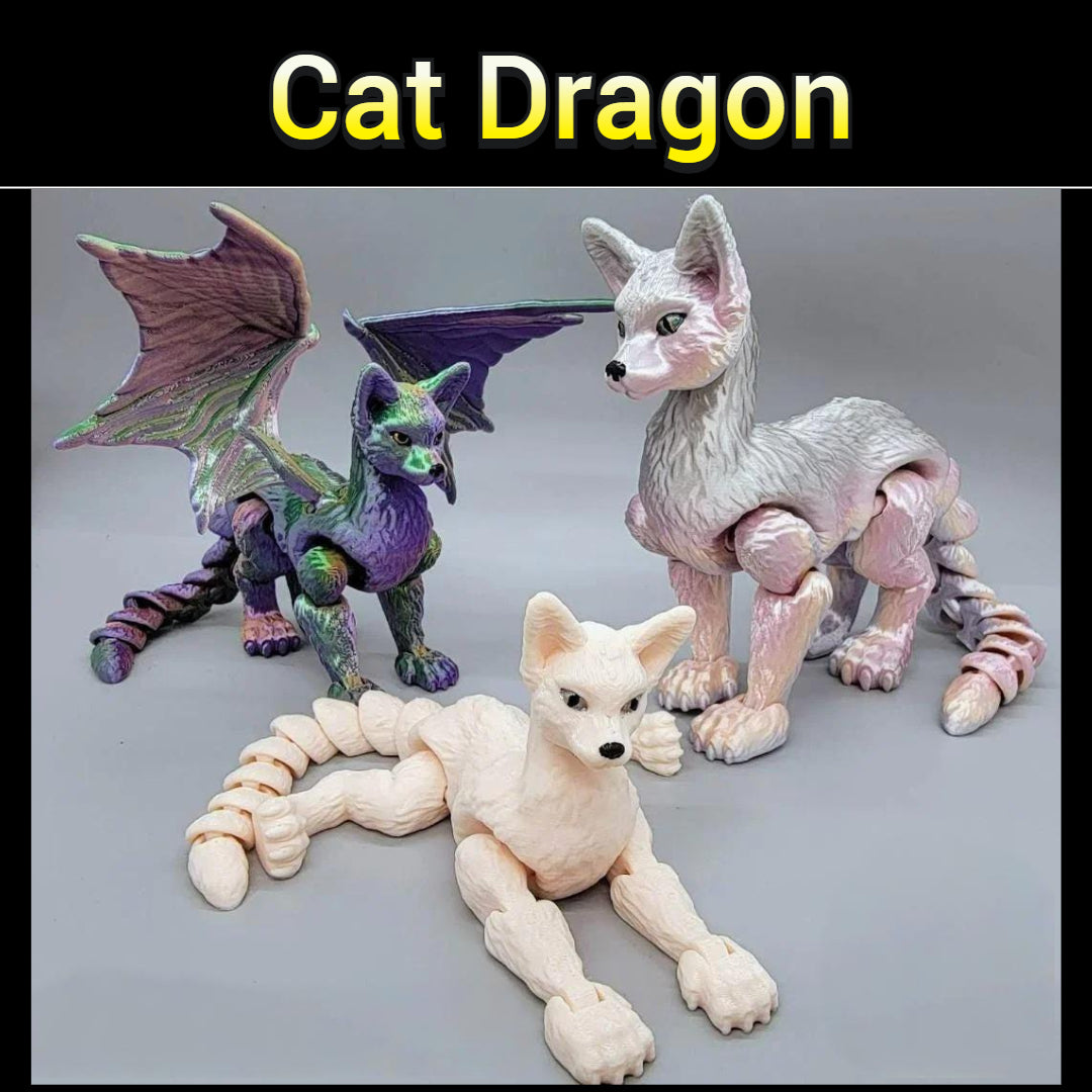 Dragón gato articulado