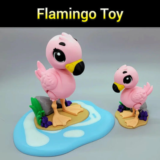Juguete de flamenco con soporte opcional